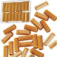 Los mejores  - 20 Resorte de Cama Caliente Amarillo Muelle de Matriz Resorte de Compresión de Impresora 3D 0-31 en OD 0-78 de Largo…